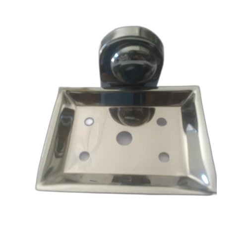 Square Stainless Steel Soap Dish